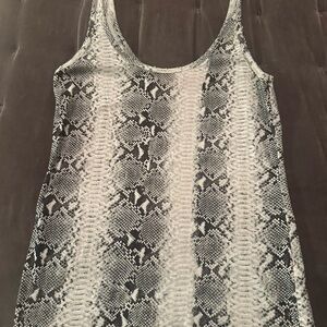 n:PHILANTHROPY Monochrome Snakeskin Tank